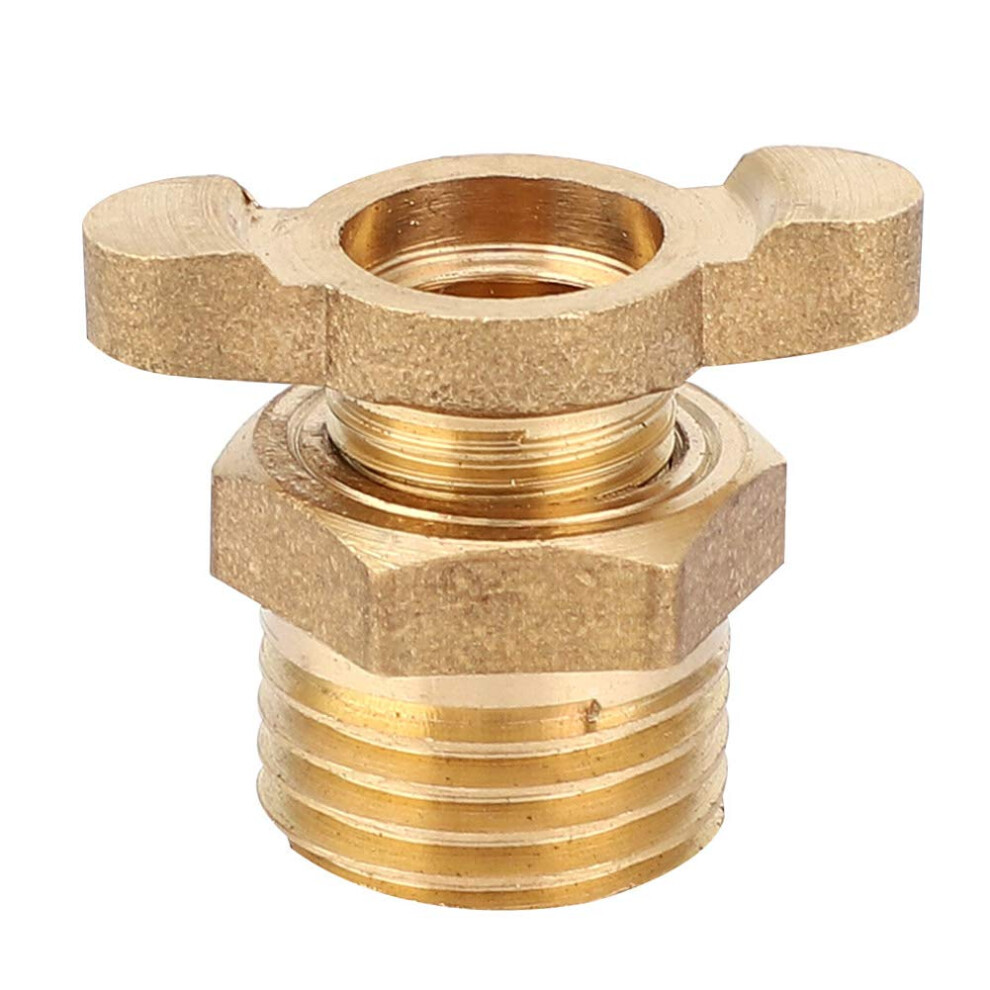 Brass Emptying Valve G1/4 Thread For Air Compressor Drain, 5Pack, Performance Water Drainage Valve 9067246202491