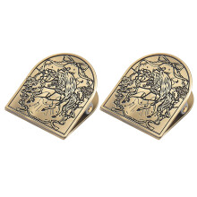 2 stuks retro metalen notitie paperclip decoratieve-C