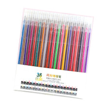 Marqueurs de Gel scintillants colorés pour-36 couleurs
