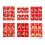 Set mit 6 schimmernden roten Päckchen im chinesischen-TJ2543 4