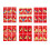 Set mit 6 schimmernden roten Päckchen im chinesischen-TJ2543 3