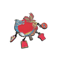 Tafeltennis Decoraive brochespeld Legering reversspeld-3