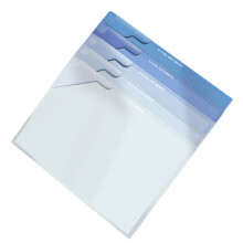 5 stuks bestandsmappen organisatoren-gradiënt blauw