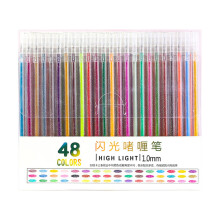 Glitters Gel Pen Multiple Color Glitters Pen for-48 colors