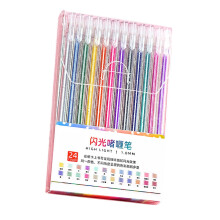 Mehrfarbiges 1-mm-Gelmarkerstift-Set mit feiner Spitze-24 Farben