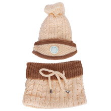 Fleece nekwarmer voor de winter, sjaal met oneindige lus, dubbellaagse warme sjaal voor mannen en vrouwen, elastisch, rekbaar, warm, winddicht