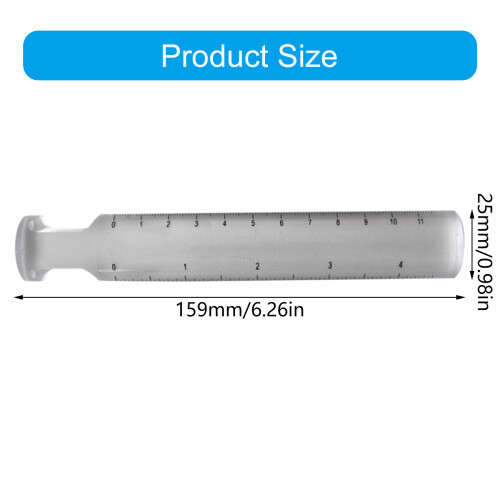 Easy Carry Magnifier Rulers Clear Acrylic Material Featuring 2