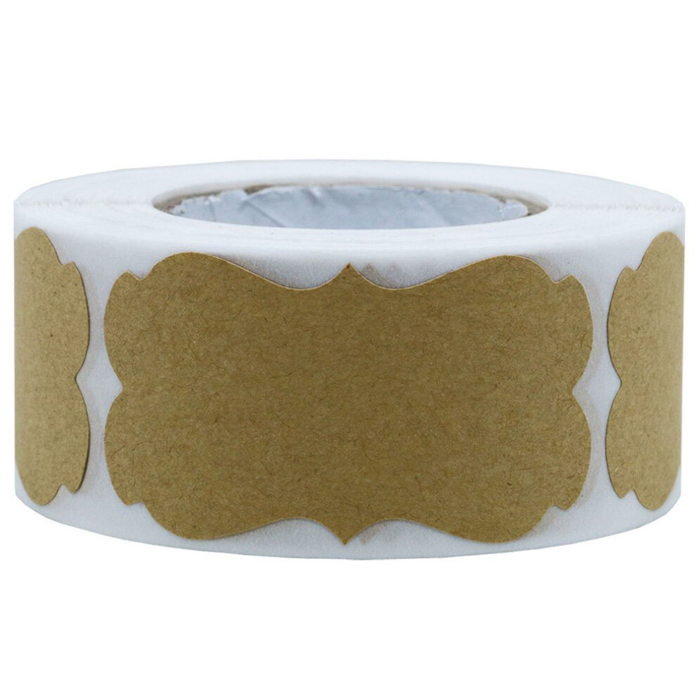 Kraft Gift Paper Tags, Blank Stickers Suitable For Gifts, Mason Jars, Essential Oil Bottles, Candle Containers, Birthday Cupcake Boxes, 300Pcs 9155353306307