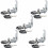 Easy Installation Cabinet Cam Lock, Non-Key Retaining Unique Keycode Security Camper Lock Replacement for Furniture Security 1