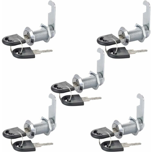Easy Installation Cabinet Cam Lock, Non-Key Retaining Unique Keycode Security Camper Lock Replacement for Furniture Security