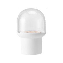Cúpula de vidro transparente, elegante e versátil, para exibição. Materiais de alta qualidade garantem durabilidade e transparência, ideal para