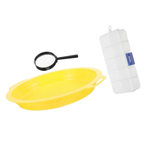 3Pcs Efficient Sifting Pan Gold Panning for Quick Gold Filtering