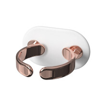 Supporto per asciugacapelli da bagno, montaggio a parete, fissaggio autoadesivo, adatto alla maggior parte degli asciugacapelli, design di alta