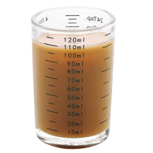 Multifunctional Glass Measuring Cup with- 120ml black line