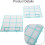 Dust Protection Screen for Air Conditioning Indoor Unit Filter Set 2Pack 32x27.5 Cm 4