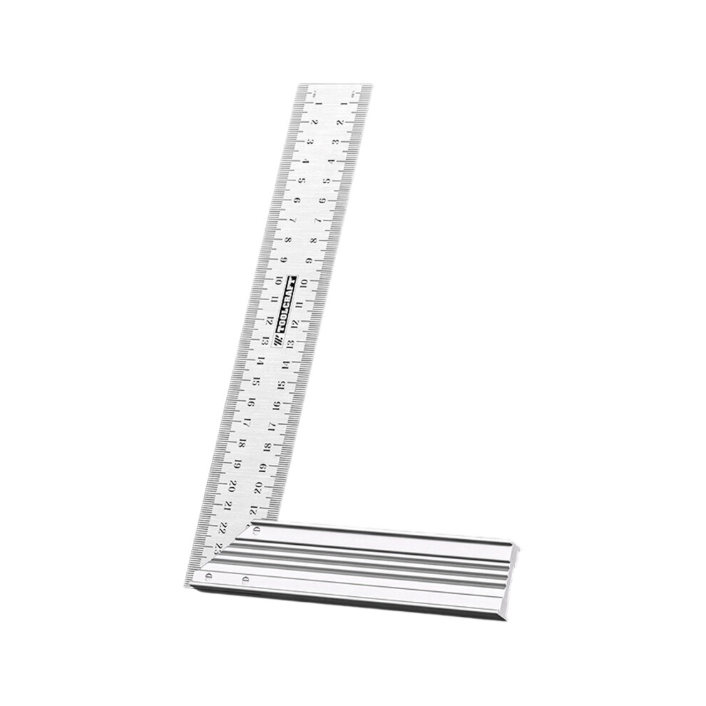 Right Angles Ruler L Shape Ruler Carpenter Square-Type B 250 7696000773513