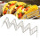 Ορθογώνια βάση για τάκος Taco Rank που διατηρεί τα τάκος όρθια, από ανοξείδωτο ατσάλι, 5