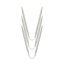 3PCS Metal Circular Knitting Needle with Wire Circular-G