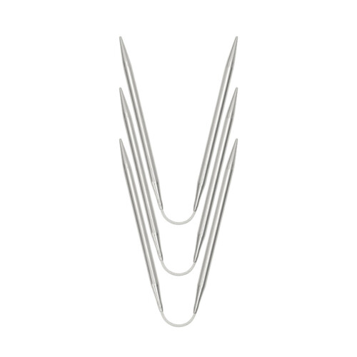 3PCS Metal Circular Knitting Needle with Wire Circular-G