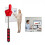 Extendable Teachers Hand Pointer Telescopic Teaching-Red 7
