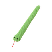 Green Crinkle Snake Cats Chewing Toy Snake Safe Improve Mood Toy