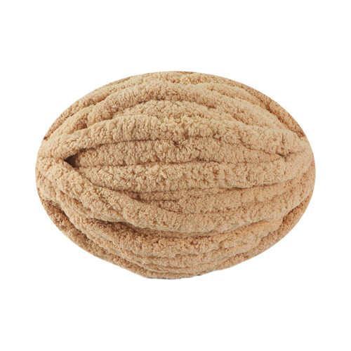 Soft Rainbow Yarn for DIY Blanket and Hat Great-10 milk tea