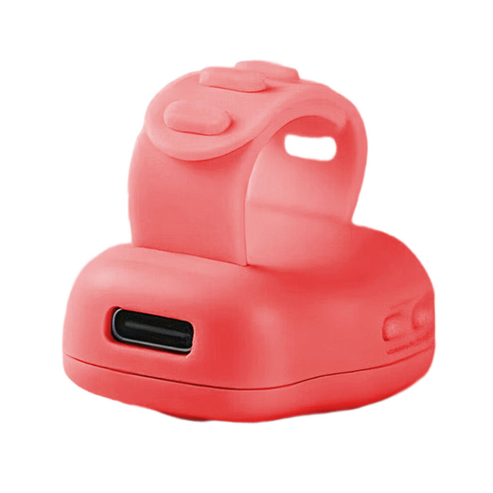 Red Ergonomic Handheld Counter Rechargeable Via Usb Digital