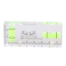 Clear Spirit Level with Magnetic Base ABS Construction for Home