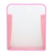 3PCS Portable Scrapbook Paper Organiser File Bag Portable-Pink