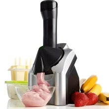 Ice Cream Maker Soft Serve Sorbet Frozen Yogurt Fruit Ice Cream Compact Countertop Electric For Kids