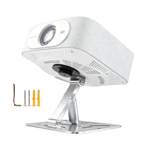Support de montage de projecteur pliable, capacité de-Argent
