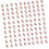 100 Stück 16 x 20 mm klare Acrylperlen,-A 1