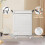 42L Foldable Laundry Basket On Wheels Fold Laundry Storage Bin Hamper For Clothes 6