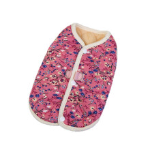 Dog Winter Floral Vest for Pet Boy Girl Medium Dogs for-M Pink
