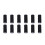 Multicolored Sewing Thread for Embroidery-Black 12 small rolls 1