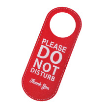 Knock Please Door Sign Do Not Disturb Sign-Red front Green back
