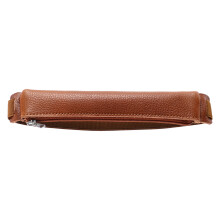 Capacitieve lederen etui met tablet, stylushoes en-roodbruin