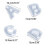 Letter shaped Candlestick Molds Candle Holder Silicone Mold,-B 4