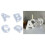 Letter shaped Candlestick Molds Candle Holder Silicone Mold,-B 2