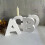 Letter shaped Candlestick Molds Candle Holder Silicone Mold,-B 5