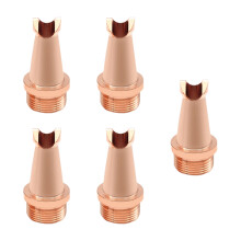 5Pcs Welding Nozzle Welding Torch Handheld Nozzle Red Copper-A