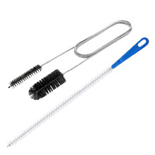 Drain Cleaning Brush 2Piece Flexible Drain Tube Cleaner Tool Shower Tub Kitchen Bathroom Sewer Refrigerator Coil Duct