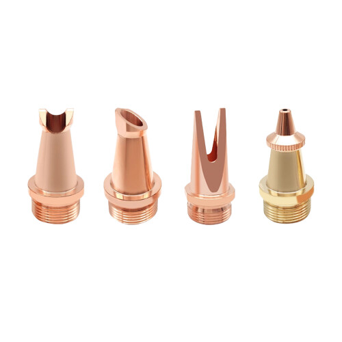 5Pcs Welding Nozzle Welding Torch Handheld Nozzle Red Copper-A 1
