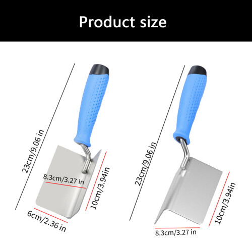 Plastering Finishing Tool Rubber Handle Smooth Inner Corner 2
