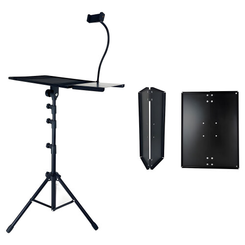 Support de projecteur pliable portable avec base antidérapante,