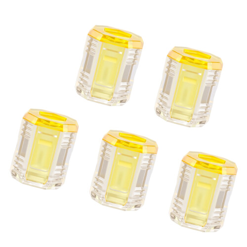 5Pcs Efficient Magnetizers Rings for Professional-Yellow