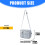 Dustproof Waterproof Anti Statical ESD PVC Tool Bag Transparent 3