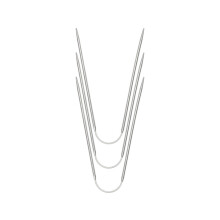 3PCS Steel Circular Knitting Needle for Blankets Hat Weaving-B