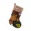 Resuable Christmas Socks Imitation PU Leather Gift Bag Tree-Elk 7