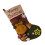 Resuable Christmas Socks Imitation PU Leather Gift Bag Tree-Elk 6